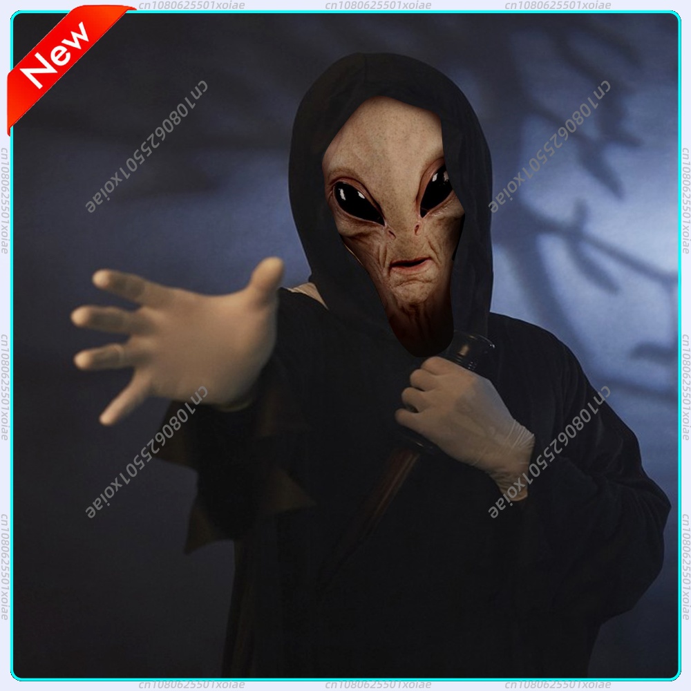 Latex Alien Mask Realistic - Full Head Realistic Masks Latex Alien