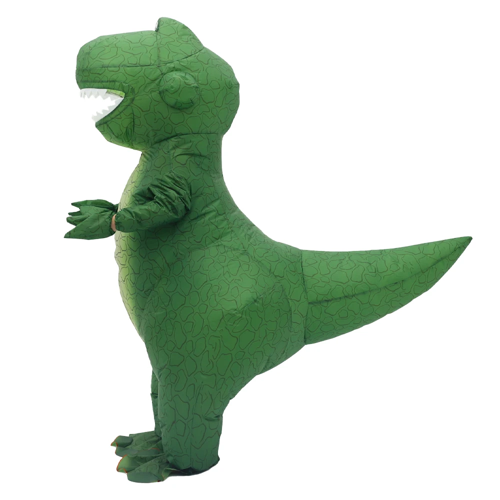 Green Dinosaur Inflatable Cost - Inflatable Dinosaur Costume Adult ulasan dan harga