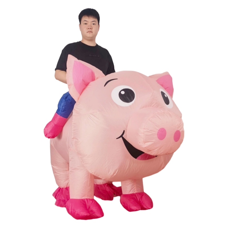 Pig Riding Standing Pig Inflat - Costumes ulasan dan harga