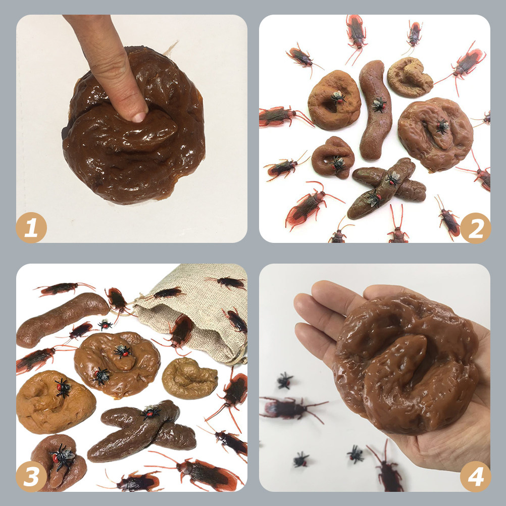 24 pcs Realistic Fake Poop Pra - Fake Poop Gag Gift ulasan dan harga