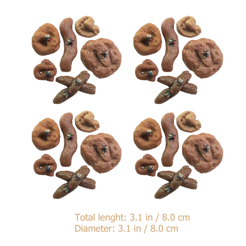 24 pcs Realistic Fake Poop Pra - Fake Poop Gag Gift ulasan dan harga
