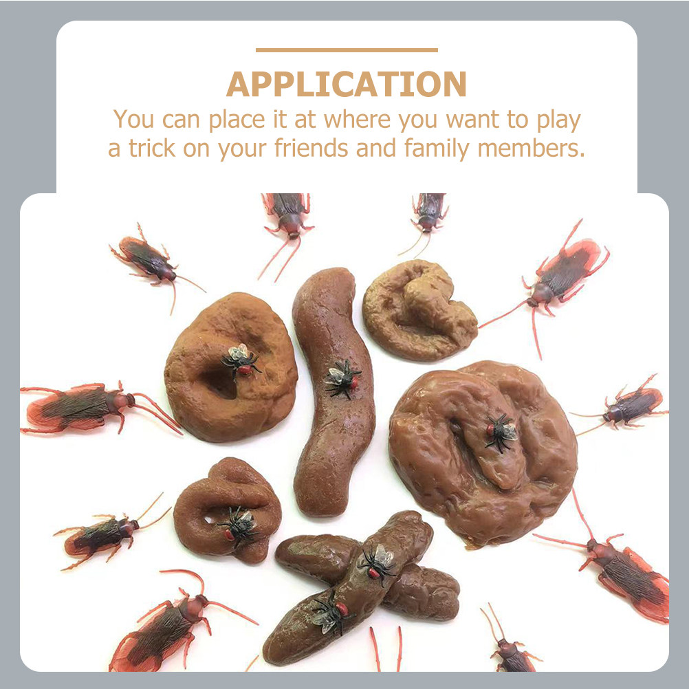 24 pcs Realistic Fake Poop Pra - Fake Poop Gag Gift ulasan dan harga