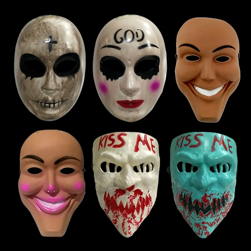 Human Removal Plan Mask Evil S - Led Purge Mask Halloween ulasan dan harga