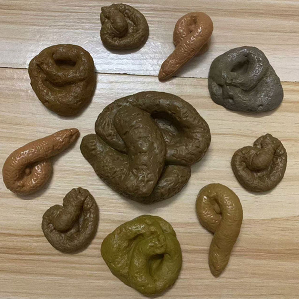 10Pcs Fake Poop Prank Set Apri - Fake Poop Gag Gift ulasan dan harga