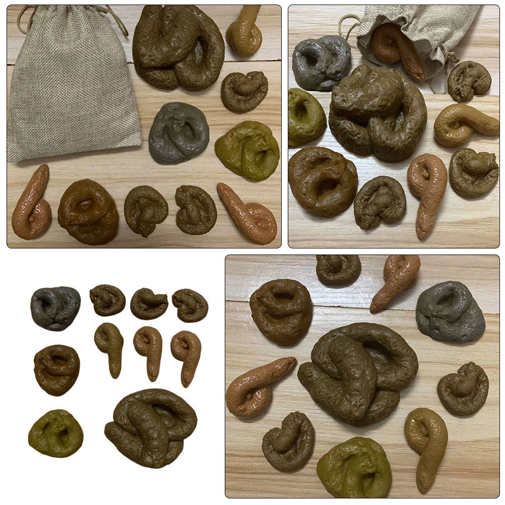 10Pcs Fake Poop Prank Set Apri - Fake Poop Gag Gift ulasan dan harga