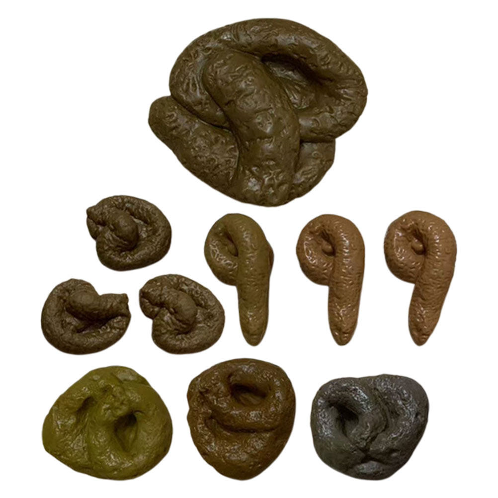 10Pcs Fake Poop Prank Set Apri - Fake Poop Gag Gift ulasan dan harga