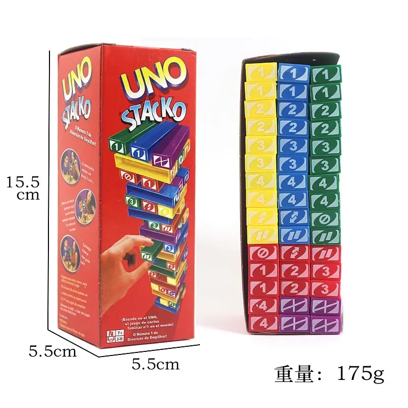 Mattel Stacko UNO Card Board G - Novelty Gifts ulasan dan harga