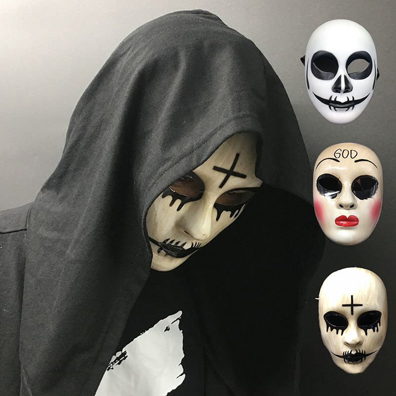 Party Anonymous Masks Hallowee - Led Purge Mask Halloween ulasan dan harga