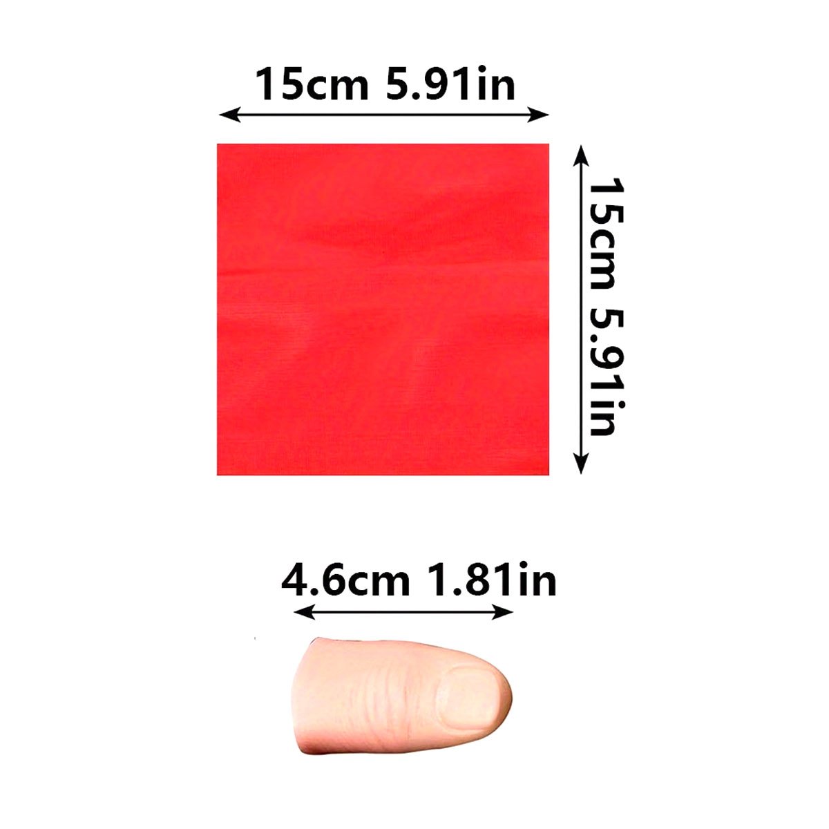3Sets Scarf-Vanish Thumb Tip M - Thumb Tip Magic Trick Set ulasan dan harga