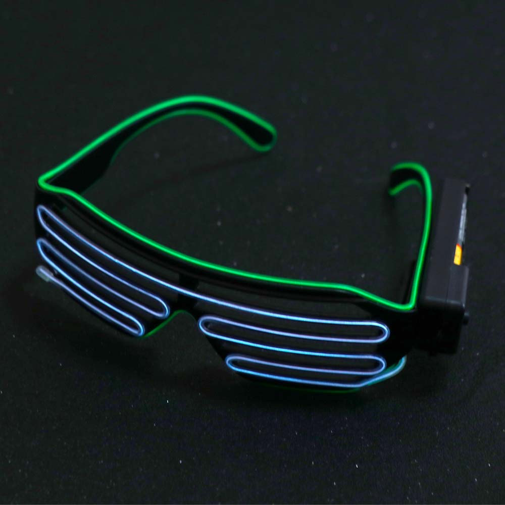 Fashion Wireless LED Glowing G - Glow In The Dark Party Glasses ulasan dan harga