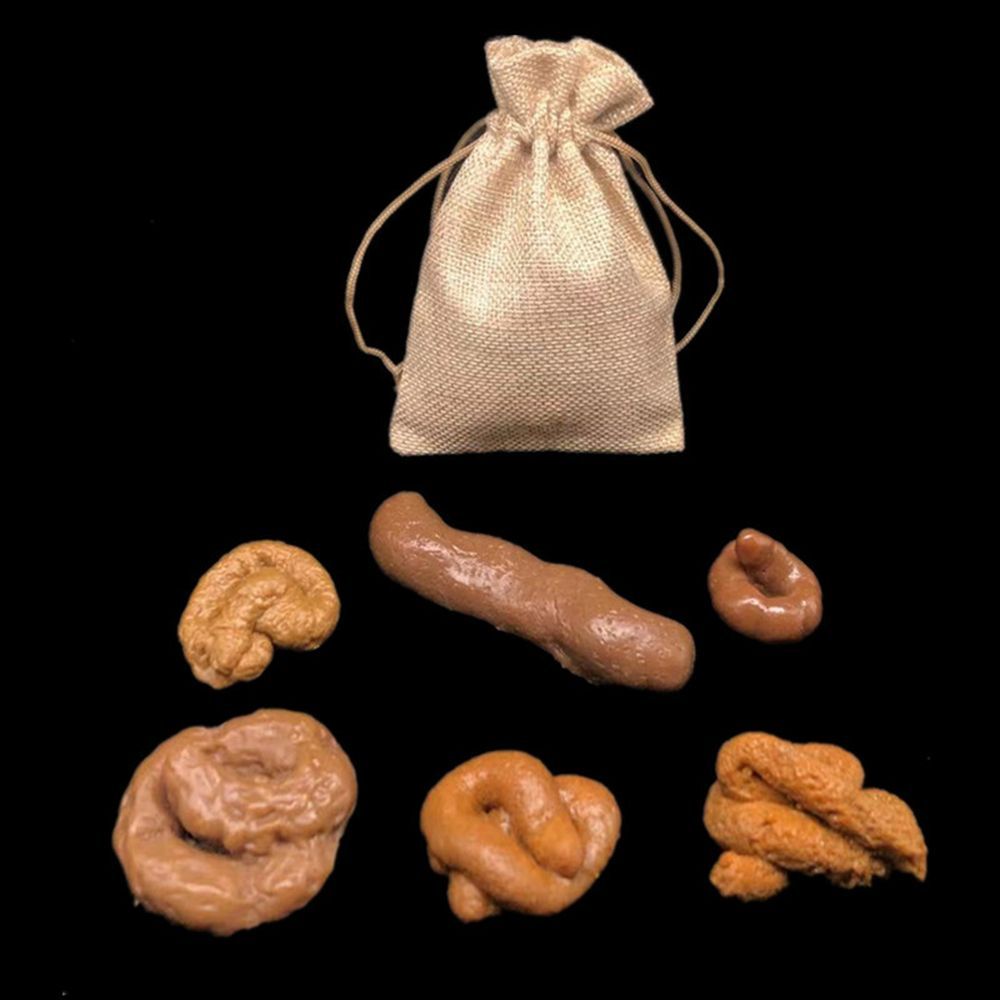 6Pcs Turd Mischief Antistress  - Fake Poop Gag Gift ulasan dan harga