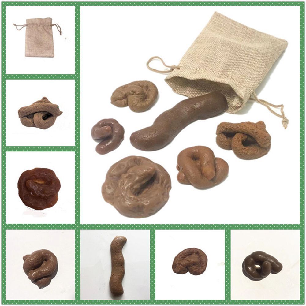 6Pcs Turd Mischief Antistress  - Fake Poop Gag Gift ulasan dan harga