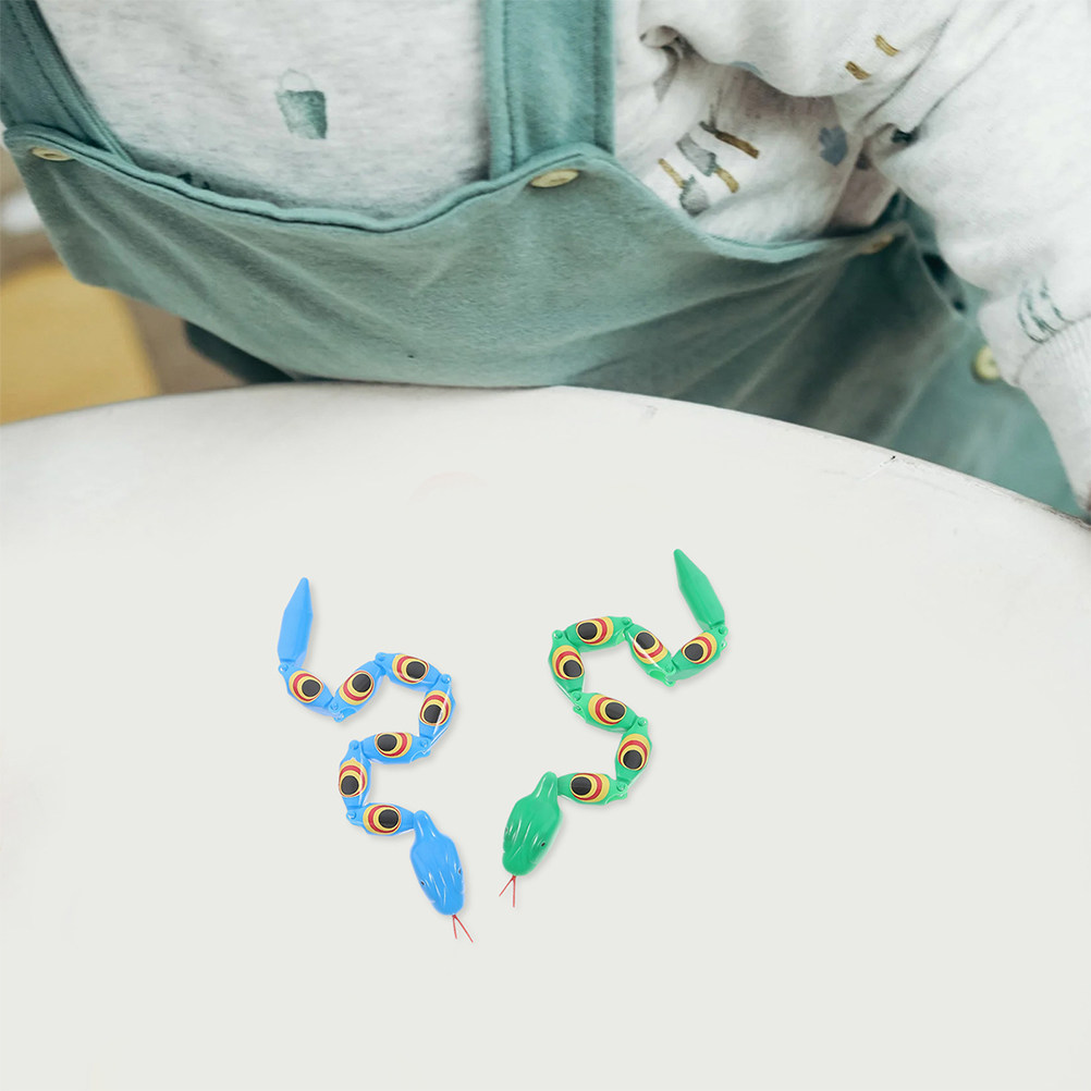 8Pcs Wiggly Jointed Snake Toys - Prank Toys ulasan dan harga