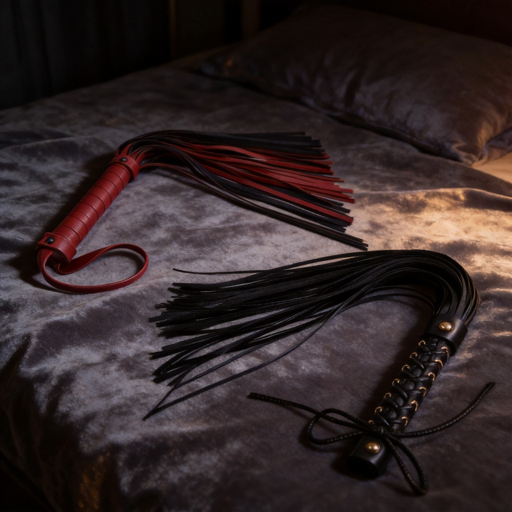 Erotic Leather Flogger BDSM Bu - Party Supplies ulasan dan harga